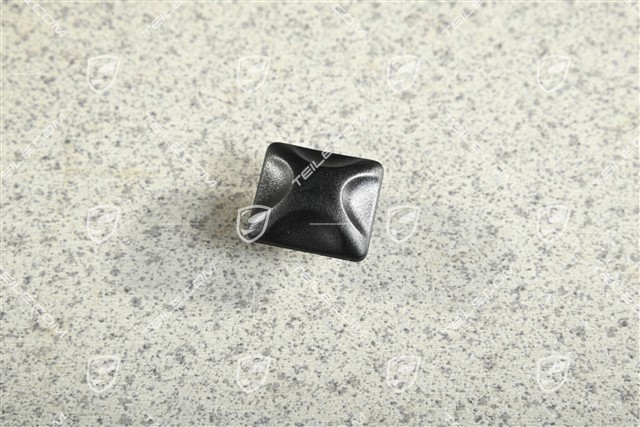 Seat lumbar adjustment button / knob, Black