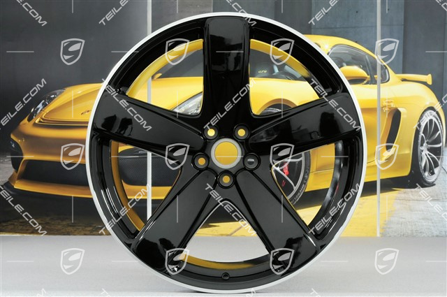 21" Sport Classic Felgensatz, 9J x 21 ET26 + 10J x 21 ET19, in Schwarz