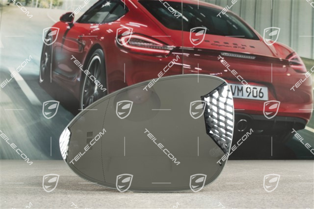 Szkło lusterka, asferyczne, automatycznie ściemniane, oddzielnie pogrzewane, L