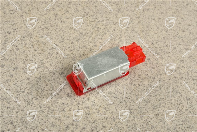 Oświetlenie w tapicerce drzwi, czerwone