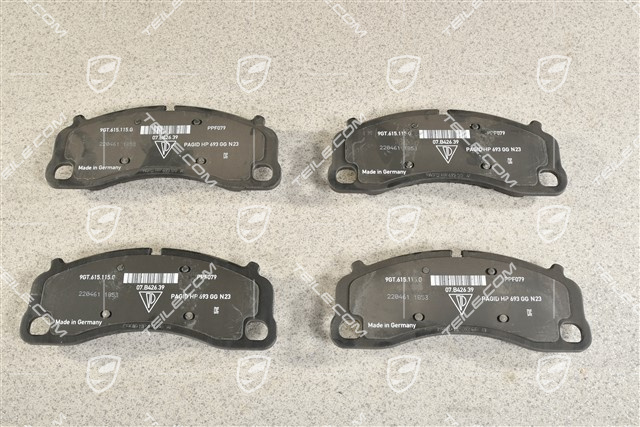 Klocki hamulcowe, oś przednia, Spyder, L+R