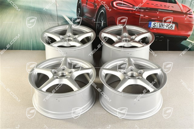 18" Felgensatz Carrera III, 8J x 18 ET57 + 11J x 18 ET51, C4 / C4S