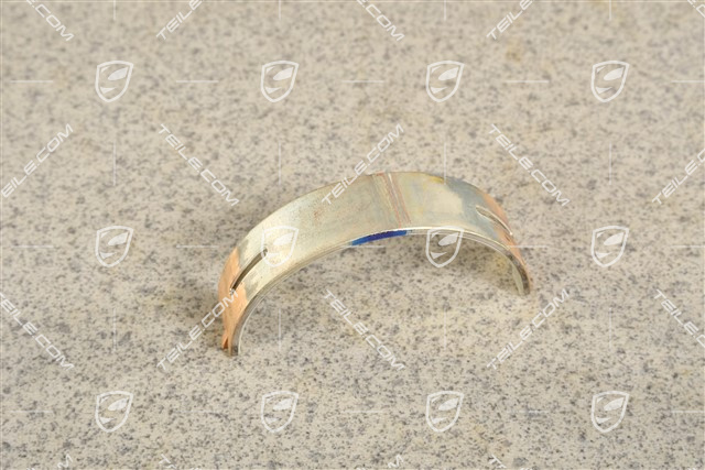 Crankshaft bearings, partial groove, Identification Blue