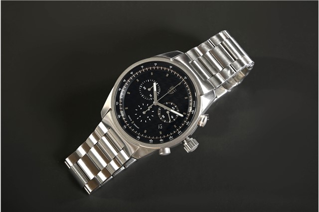 Heren Chronograph – Pepita, silber/schwarz, Limited Edition / 1.911 Stück