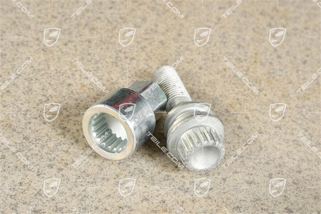 Diebstahlsicherung Radschraube mit Adapter