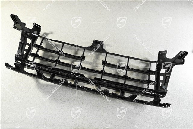 Front bumper Grille centre / middle with ACC, Matte black