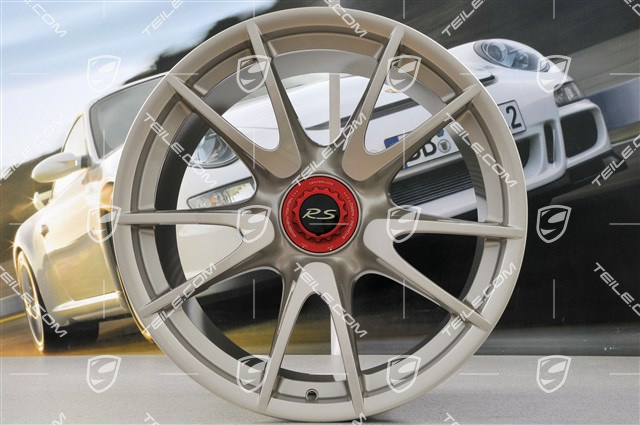 19" Komplet felg GT3 II RS 4.0 / GT2 RS, white gold metallic, przód 9J x 19 ET47+ tył 12J x 19 ET48