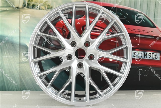 21" Felga Panamera Sport Design, 10,5J x 21 ET71, do kół zimowych, brilliant chrome