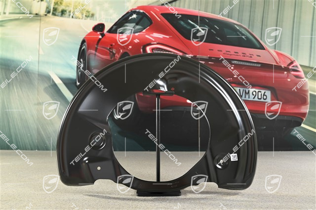 Front axle disc brake protective plate, R