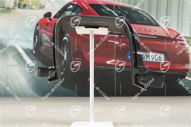 Tail pipe cover trim, Black matte, GTS/GT4, R