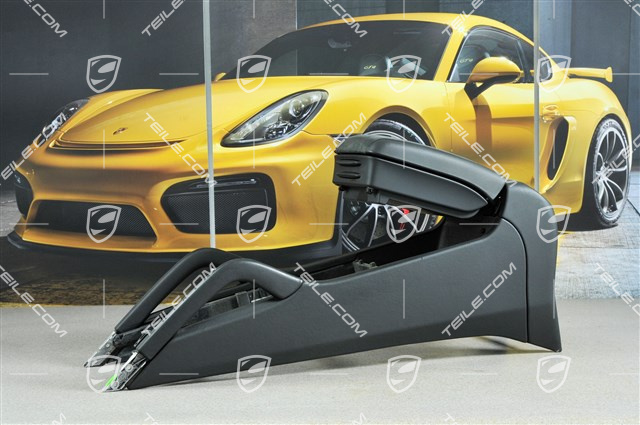 Mittelkonsole GTS, vorn, Alcantara, Schwarz
