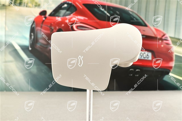 Pull handle / Lever hood / bonnet unlocking, RHD, Chalk