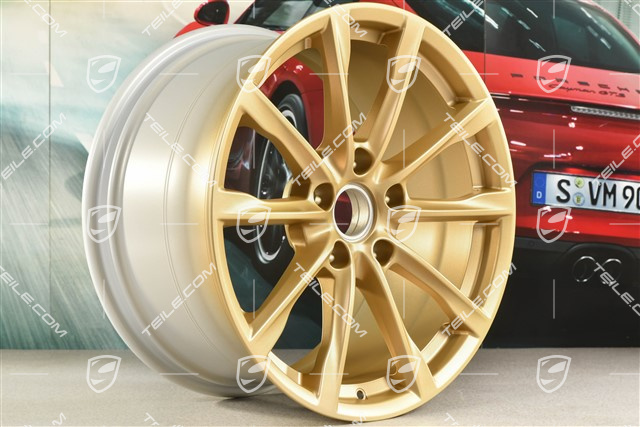 19-inch wheel rim Boxster S, 10J x 19 ET45, aurum satin matt