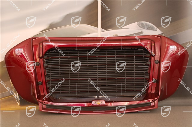 Turbo rear spoiler, incl. rear bonnet (engine lid), set incl. grille and all attachment parts