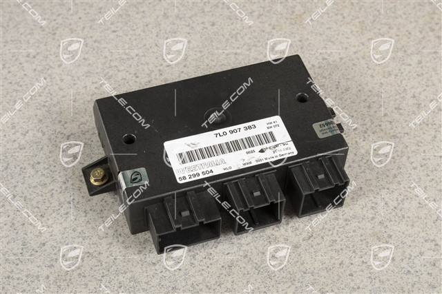 Control unit, trailer coupling