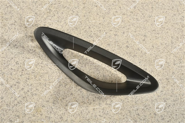 Sicherheitsgurt Abdeckung / Rosette, C-Säule, Schwarz, R