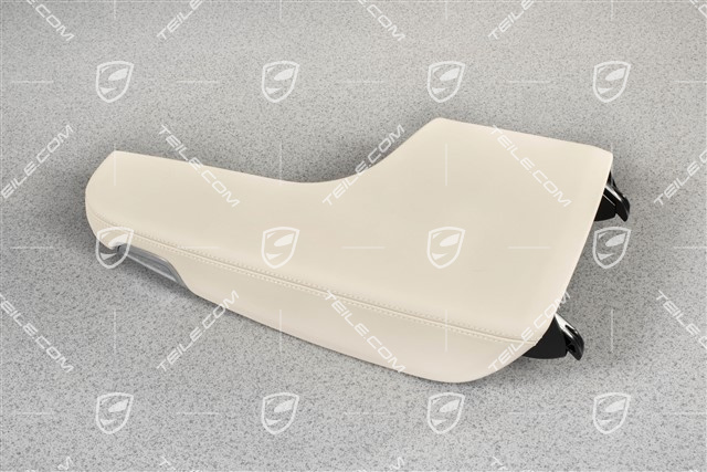 Armrest, centre console, leather, Cream