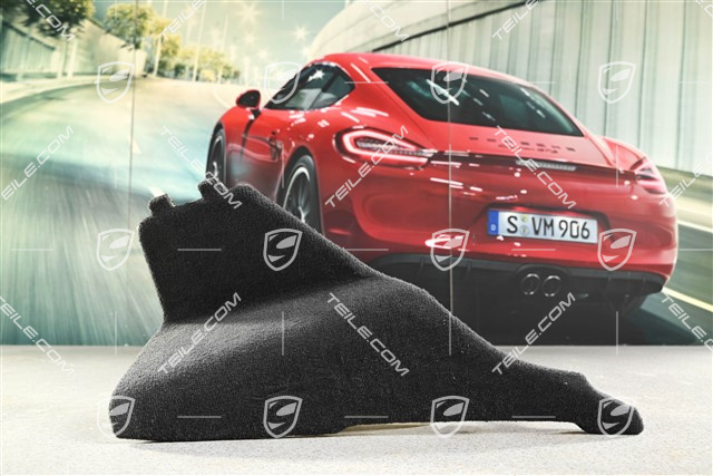 Tapicerka bagażnika tylnego, czarna, R