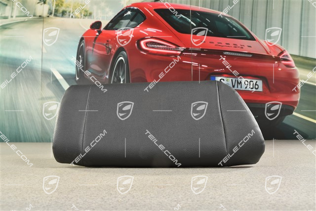 Lordosenstütze / Mittelteil, Kunstleder, Schwarz, Cabrio, R