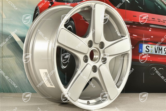 19" felga Cayenne Sport Classic II, 8,5J x 19 ET59, GT Silver Metallic