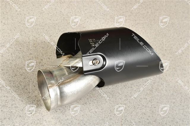 Exhaust system tail pipe, black, outer,  GTS, L