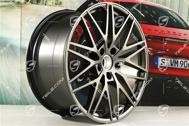 21" Felgensatz Cayenne RS Spyder Design, 11J x 21 ET58 + 9,5J x 21 ET46, Turbonit