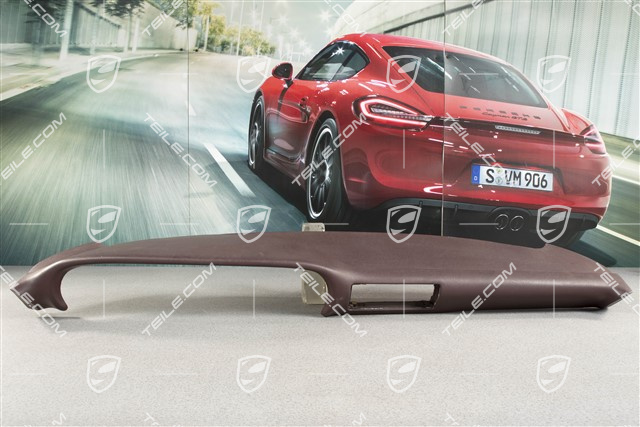 Konsola / deska rozdzielcza, Skóropodobna, Burgundy