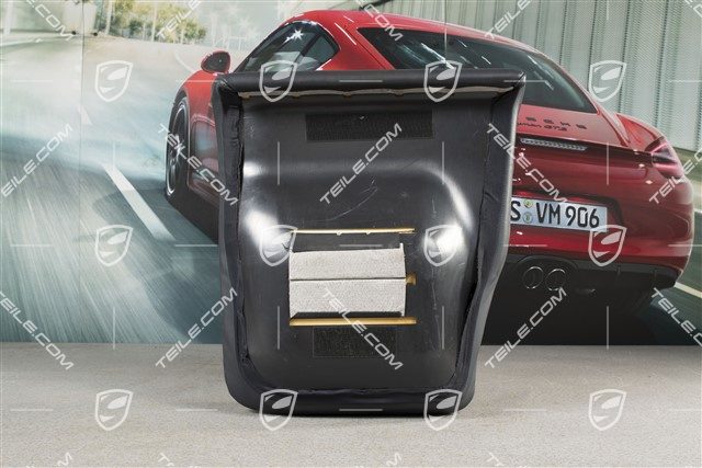 Notsitzkissen, Cabrio, Leder, Metropolblau, L
