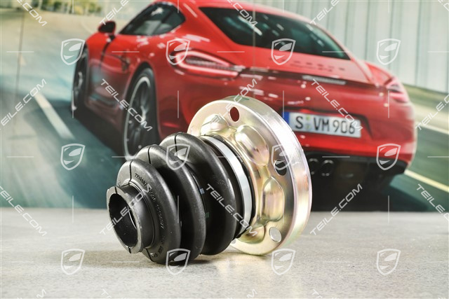 GT3, Drive shaft Inner joint dust bellows with flange and Clamp, L=R