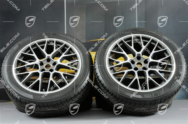 20" "RS Spyder Design" koła zimowe, komplet, felgi 9J x 20 ET26 + 10J x 20 ET19 + NOWE opony zimowe Michelin Pilot Alpin 5 SUV 265/45 R20 + 295/40 R20, z czujnikami ciśnienia 20" "RS Spyder Design" koła zimowe, komplet, felgi 9J x 20 ET26 + 10J x 20 ET19 + NOWE opony zimowe Michelin Pilot Alpin 5 SUV 265/45 R20 + 295/40 R20, z czujnikami ciśnienia