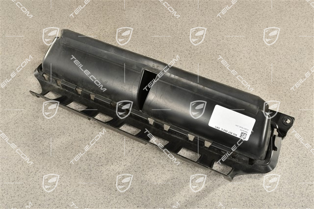Turbo, Rear bumper Air guide inlet / duct / centre, matte black