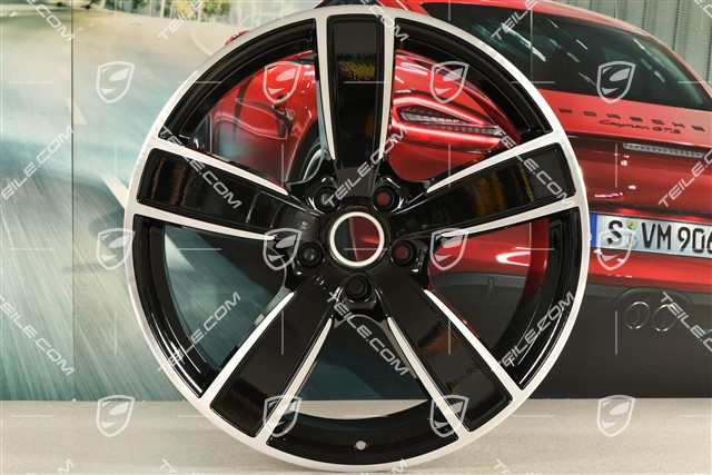 22" Sport Classic Felge, 11,5J x 22 ET52, Schwarz Hochglanz