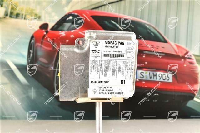 Control unit, sensor airbags