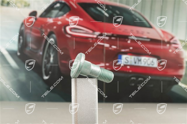 Wishbone Knurled screw, front axle, L=R