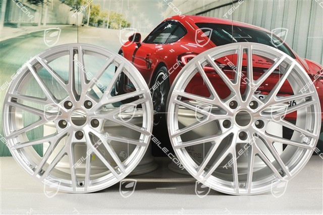 21-inch wheel rim set Cayenne RS Spyder Design, 11J x 21 ET49 + 9,5J x 21 ET46