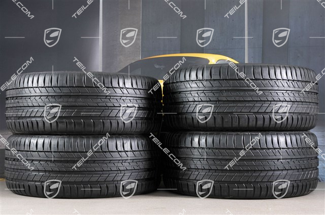 20-inch "RS Spyder Design" in black, summer wheels set, rims 9J x 20 ET26 + 10J x 20 ET19 + Michelin summer tyres 265/45 R 20 + 295/40 R 20, with TPMS