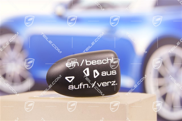 Zaślepka/przełącznik tempomatu, czarny mat, DE