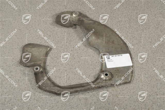 Front axle disc brake protective plate, C2, R