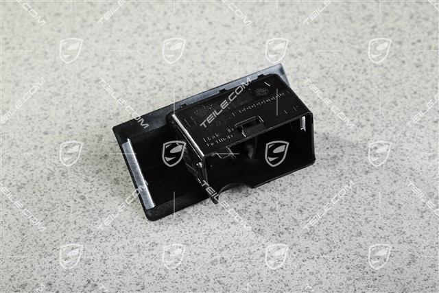Rückfahrkamera Blende, Real Top View, Schwarz matt