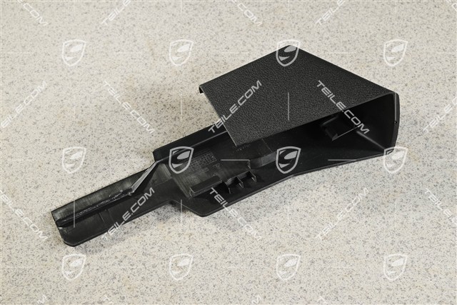 Abdeckung, Abdeckschiene für Vordersitz, Hinten, Satinschwarz, L