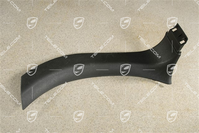 Abschlussleiste, Seitenwandverkleidung, hinten, Satinschwarz, R