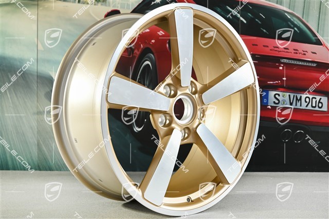 20" Carrera Exclusive Felge, 8,5J x 20 ET50, aurum-seidenmatt