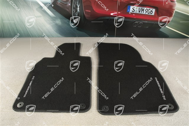 Komplet dywaników podłogowych, przód, (L+R), czarne PZ-BENSBERG