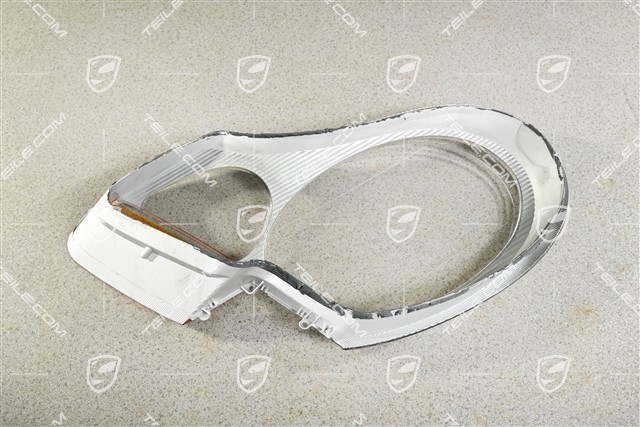 Scheinwerferglas, gelb, R