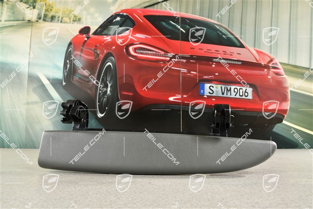 Deckel, Ablagefach, Kunstleder, Schwarz, R