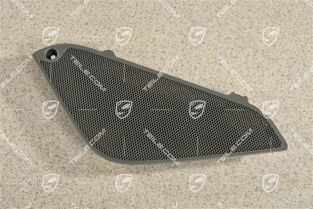 Vordertür, Türverkleidung, Lautsprecherblende / Mittelton Lautsprecher, Schiefergrau, R