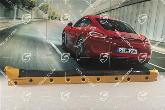 Schwellerblende, Turbo S Exclusive Series, CARBON, Goldgelb metallic, R