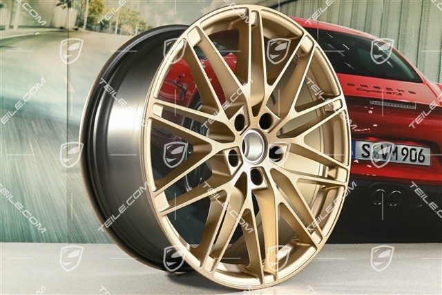 22" Macan RS Spyder Design wheel set, 9J x 22 ET29 + 11J x 22 ET47, neodyme