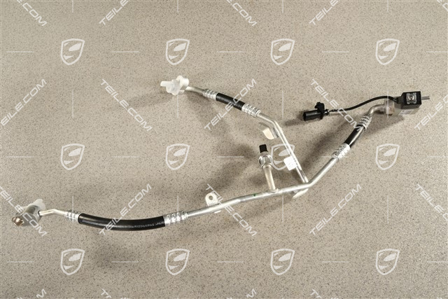 Przewód ciśnieniowy, Skraplacz - zawór rozprężny