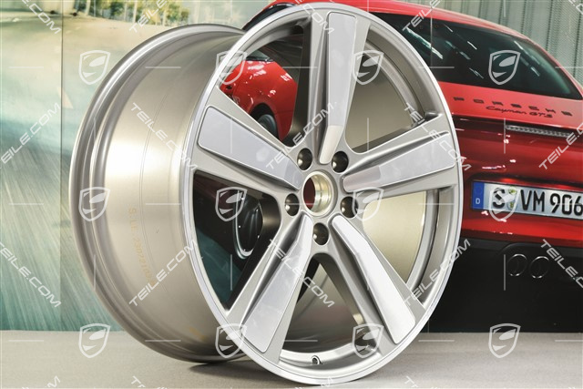 22" Felga Cayenne Exclusive Design Sport, 11,5J x 22 ET61, platynowy srebrny